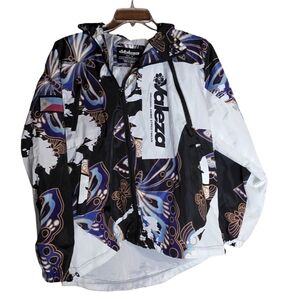 Kaleza Original Anime Streetwear Butterfly Windbreaker Jacket Size M